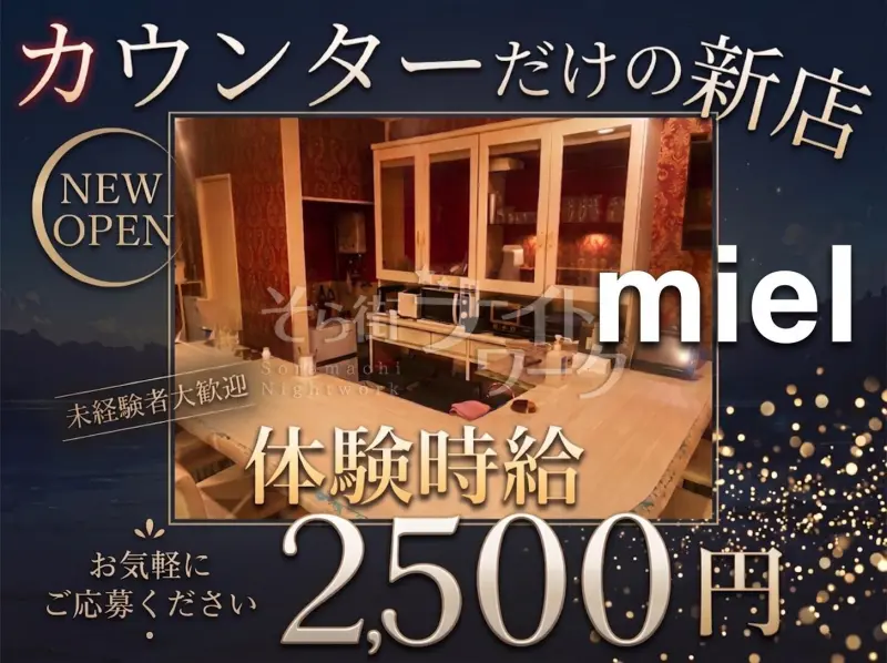 岡山北区 スナック mielのバイト求人