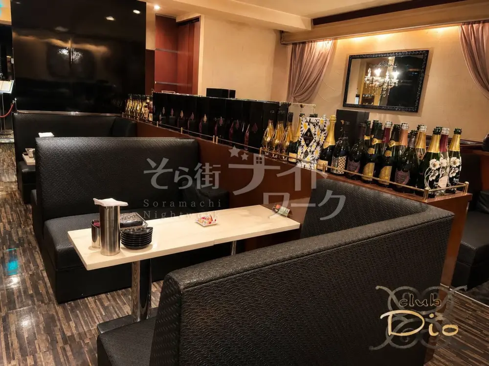 流川エリアで19年続く、落ち着いた上品ラウンジclub Dio★